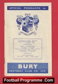 Bury v Port Vale 1960