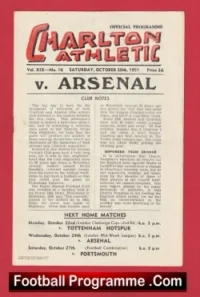 Charlton Athletic v Arsenal 1951
