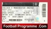 Chelsea v Manchester United 2021 – Football Ticket
