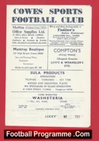 Cowes Sports v Lymington 1 983 – Hampshire League