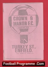 Crown Manor v Holbeach 1980s ?