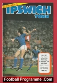 Ipswich Town v Roma 1982 – UEFA Cup – Italian Team