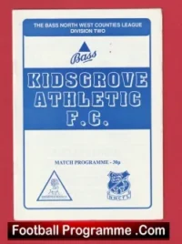 Kidsgrove Athletic v Nantwich Town 1991