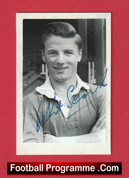 Manchester United Albert Scanlon Autograph Signed Picture 1950s - Image 2