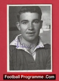 Manchester United Jackie Blanchflower Autograph Signed Picture 1950s