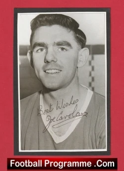 Manchester United Joe Carolan Autograph Signed Picture 1950s - football memorabilia