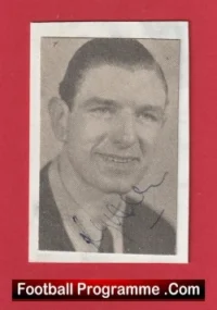 Manchester United Reg Allen Autograph Signed Picture 1950s