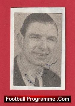 Manchester United Reg Allen Autograph Signed Picture 1950s - football memorabilia