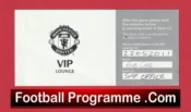 Manchester United v Blackpool 2011 – Football Ticket VIP
