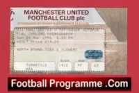 Manchester United v Tottenham 1996 – Football Ticket