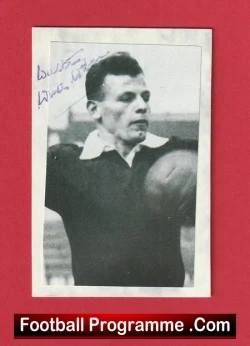 Manchester United Walter Winterbottom Autograph Signed Picture 1930s - football memorabilia