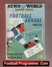 News Of The World Football Annual 1962 – 1963