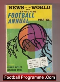 News Of The World Football Annual 1963 – 1964