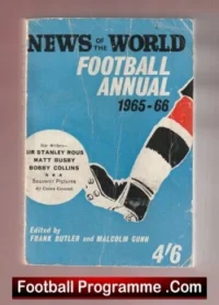 News Of The World Football Annual 1965 – 1966