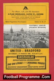 Oxford United v Bradford 1965