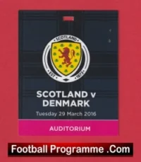 Scotland v Denmark 2016 – Football VIP Ticket