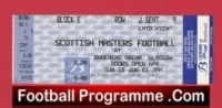 Scottish Masters Football Ticket Braehead Arena Glasgow