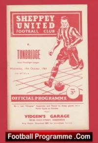 Sheppy United v Tonbridge 1964