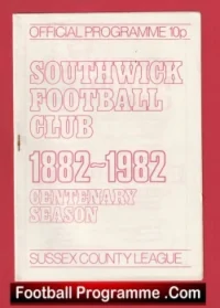 Southwick v Hastings Town 1982 – Sussex County League