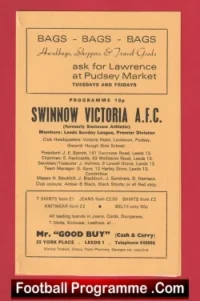 Swinnow Victoria v Railway Athletic 1980s