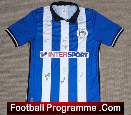 Wigan Athletic Multi Signed Autographed Football Shirt 2014 2015 - Image 13