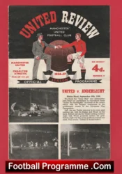 Manchester United v Charlton Athletic 1956 – Bobby Charlton Debut Match