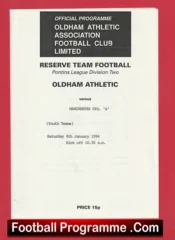 Oldham Athletic v Manchester United 1994 – Youth Cup Beckham