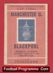 Manchester United v Blackpool 1948 – FA Cup Final Pirate Programme