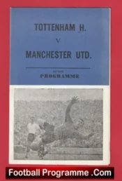 Tottenham Hotspur v Manchester United 1968 – Pirate Programme