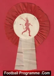 Manchester United Old Football Rosette 1970’s Man Utd