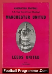 Manchester United v Leeds United 1970 – Second Semi Final Replay Pirate