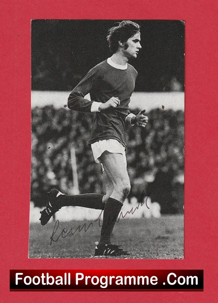 Manchester United Paul Edwards Autograph Signed Picture 1970s - Image 2