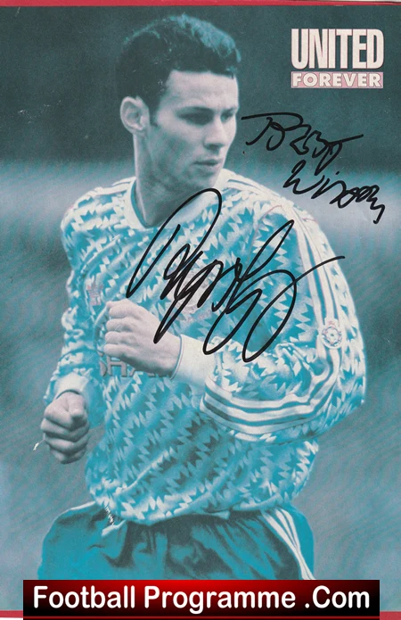 Manchester United Ryan Giggs Signed Magazine Picture Man Utd - Image 2