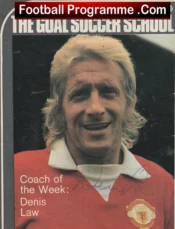 Manchester United Denis Law – Autographed Signed Picture 1970s