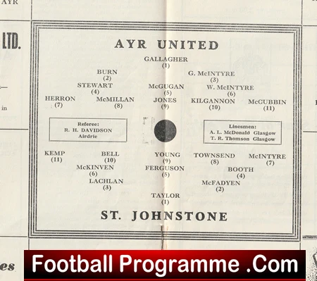 Ayr United v St Johnstone 1962 - Alex Ferguson as Footballer - Image 2