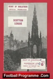 Heart Of Midlothian v Dunfermline Athletic 1966 Sir Alex Ferguson