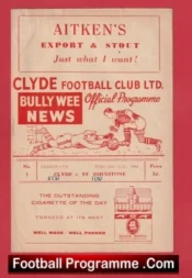 Clyde v St Johnstone 1962 – Sir Alex Ferguson Footballer