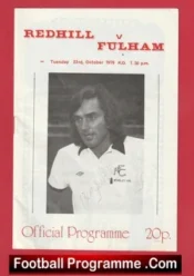 Redhill v Fulham 1976 – George Best