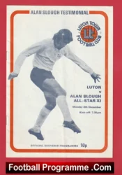 Alan Slough Testimonial Benefit Luton Town – George Best + Marsh