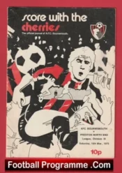 Bournemouth v Preston North End 1975 – Bobby Charlton