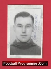 Manchester United Jack Crompton Autograph Signed Picture 1940s