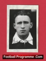 Manchester United John Hanlon Autograph Signed Picture 1940s