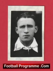 Manchester United John Hanlon Autograph Signed Picture 1940s