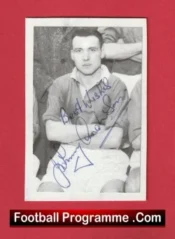 Manchester United Johnny Anderson Autograph Signed Picture 1940s
