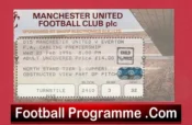Manchester United v Everton 1996 – Match Ticket