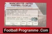 Manchester United v Chelsea 1995 – Match Ticket