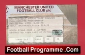 Manchester United v QPR 1995 – Match Ticket