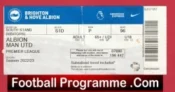 Brighton v Manchester United 2023 – Match Ticket