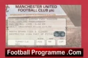 Manchester United v QPR 1995 – Football Ticket