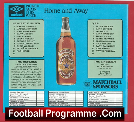 Newcastle United v QPR 1985 - Gazza Debut First Match - Image 3